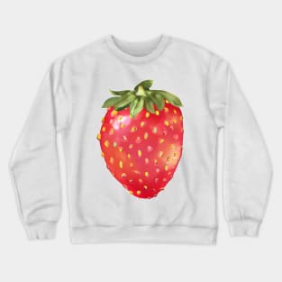 colorful strawberry oil painting Crewneck Sweatshirt